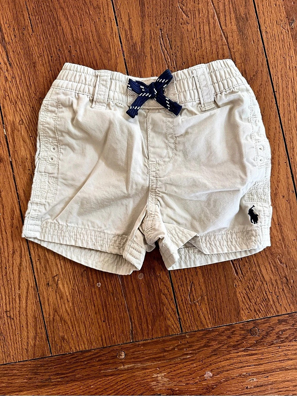 Ralph Lauren Baby Boys Cotton Twill Pull-On Shorts khaki 6M